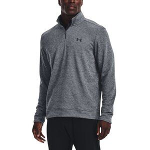 Under Armour Storm Sweater Fleece 1/4 Zip Pullover 4XL Striped UA Golf Mockneck
